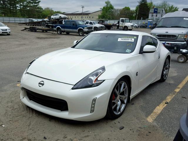 JN1AZ4EH8EM634465 - 2014 NISSAN 370Z BASE WHITE photo 2