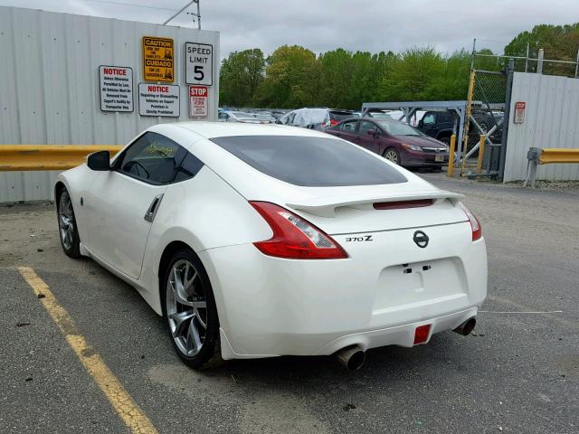 JN1AZ4EH8EM634465 - 2014 NISSAN 370Z BASE WHITE photo 3