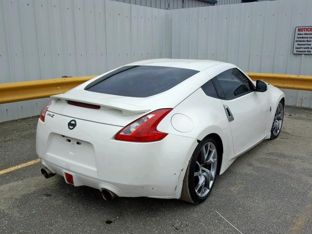 JN1AZ4EH8EM634465 - 2014 NISSAN 370Z BASE WHITE photo 4