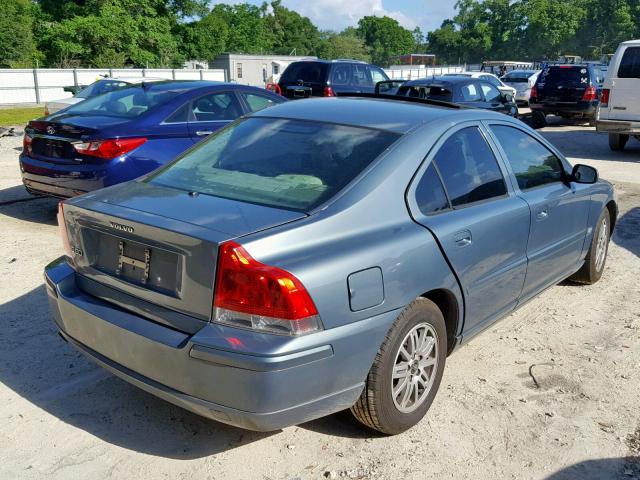 YV1RS612X52457571 - 2005 VOLVO S60 GREEN photo 4