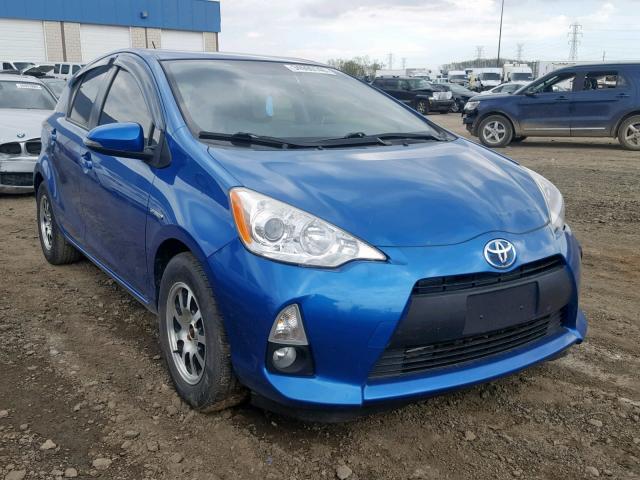 JTDKDTB31D1530855 - 2013 TOYOTA PRIUS C BLUE photo 1