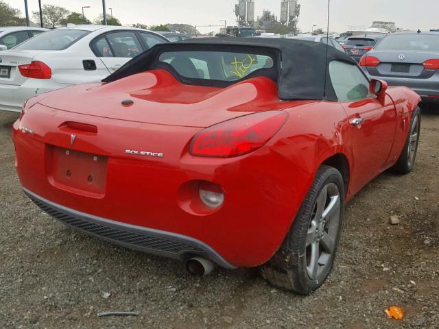 1G2MB35B56Y119555 - 2006 PONTIAC SOLSTICE RED photo 4