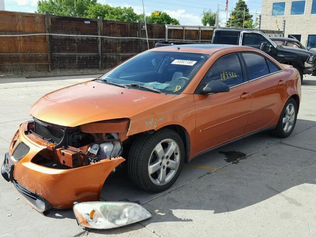 1G2ZH578364101452 - 2006 PONTIAC G6 GT ORANGE photo 2