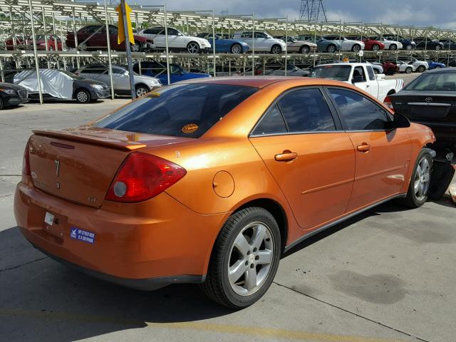 1G2ZH578364101452 - 2006 PONTIAC G6 GT ORANGE photo 4