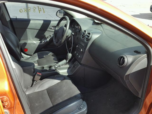 1G2ZH578364101452 - 2006 PONTIAC G6 GT ORANGE photo 5