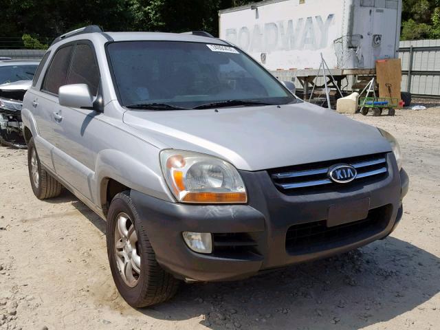 KNDJF723787455868 - 2008 KIA SPORTAGE E SILVER photo 1