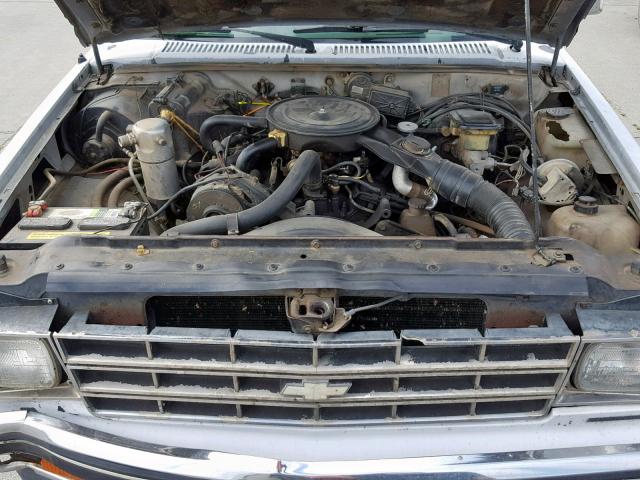 1GCCS14R4F8126980 - 1985 CHEVROLET S TRUCK S1 WHITE photo 7