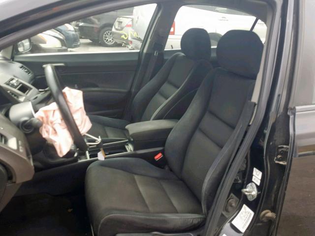 2HGFA16639H357689 - 2009 HONDA CIVIC LX-S أسود صورة 5
