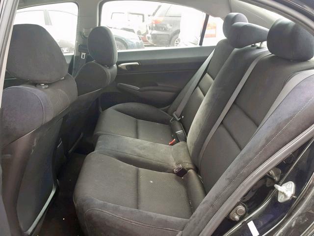 2HGFA16639H357689 - 2009 HONDA CIVIC LX-S أسود صورة 6