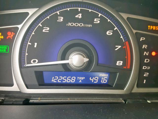 2HGFA16639H357689 - 2009 HONDA CIVIC LX-S أسود صورة 8