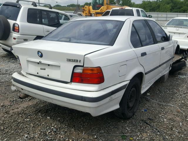 WBACC0324VEK22209 - 1997 BMW 318 I AUTO WHITE photo 4