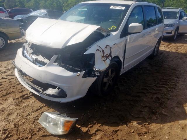 2D4RN3DG8BR792203 - 2011 DODGE GRAND CARA WHITE photo 2