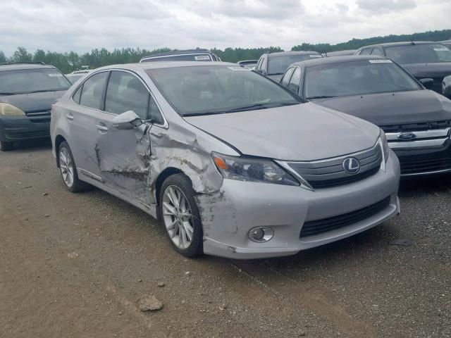 JTHBB1BA9A2008567 - 2010 LEXUS HS 250H SILVER photo 1