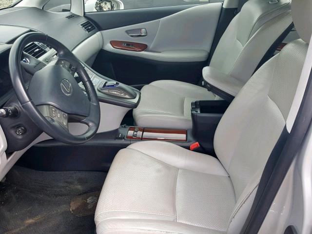 JTHBB1BA9A2008567 - 2010 LEXUS HS 250H SILVER photo 5