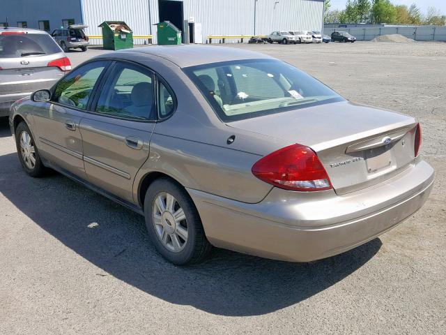 1FAFP56U56A214973 - 2006 FORD TAURUS SEL TAN photo 3