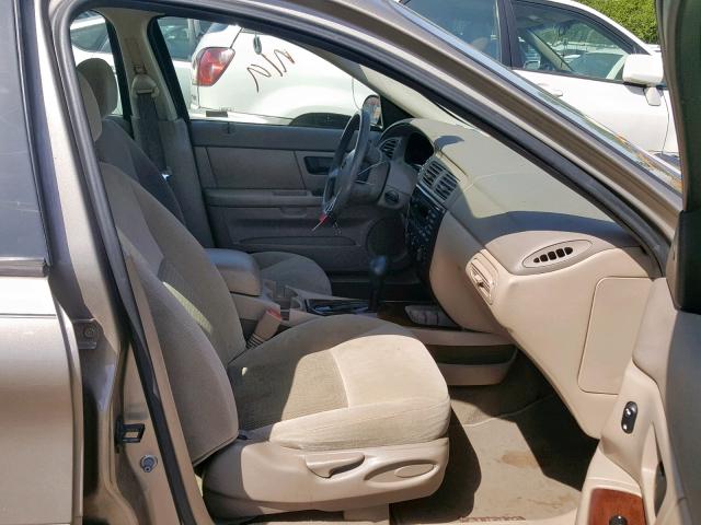 1FAFP56U56A214973 - 2006 FORD TAURUS SEL TAN photo 5