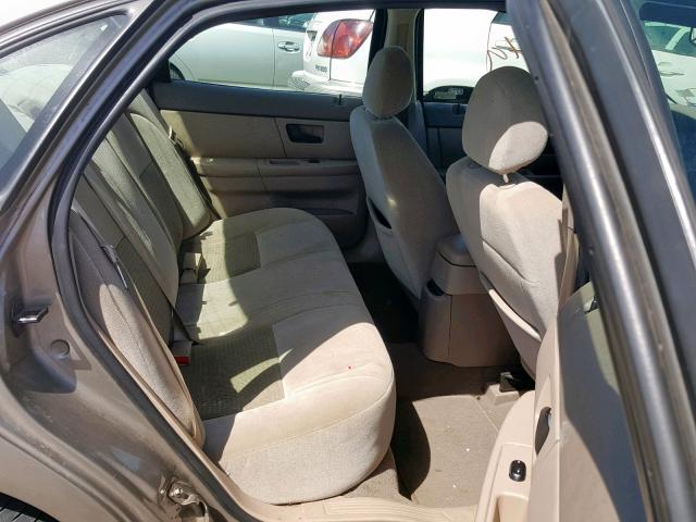 1FAFP56U56A214973 - 2006 FORD TAURUS SEL TAN photo 6