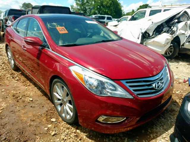 KMHFH4JG0DA213581 - 2013 HYUNDAI AZERA GLS RED photo 1