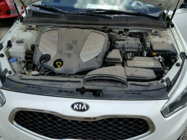 KNALN4D79E5151018 - 2014 KIA CADENZA PR WHITE photo 7