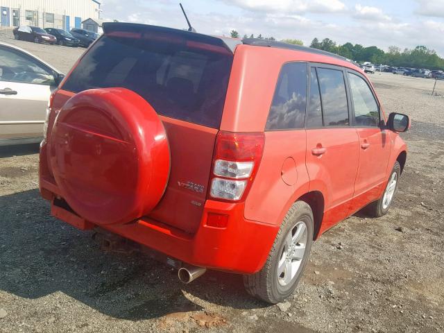 JS3TD943664102741 - 2006 SUZUKI GRAND VITA RED photo 4