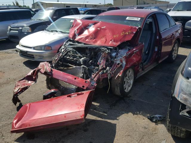 1FAHP24177G148800 - 2007 FORD FIVE HUNDR RED photo 2