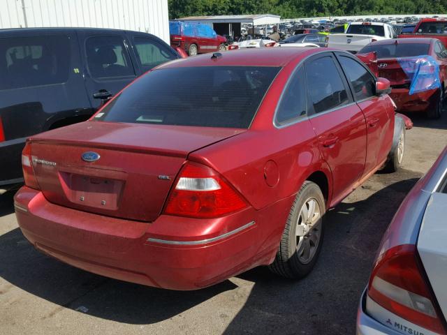 1FAHP24177G148800 - 2007 FORD FIVE HUNDR RED photo 4
