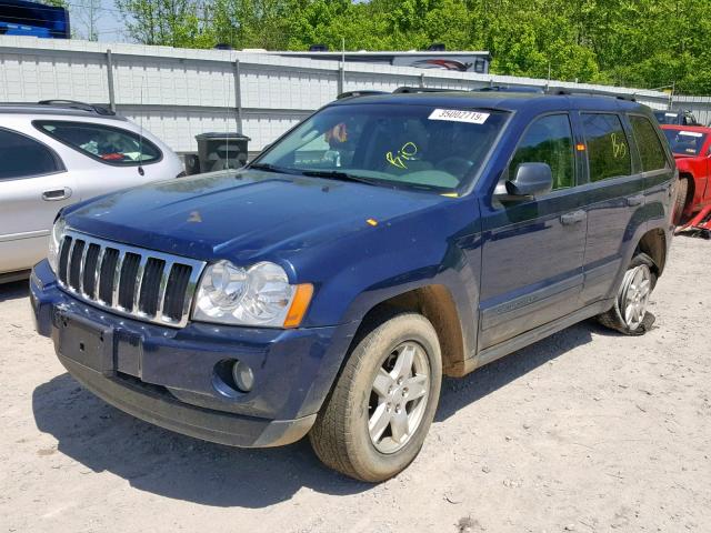 1J4HR48N96C215667 - 2006 JEEP GRAND CHER BLUE photo 2