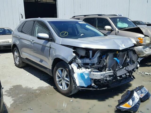 2FMPK4J9XHBC57816 - 2017 FORD EDGE SEL SILVER photo 1