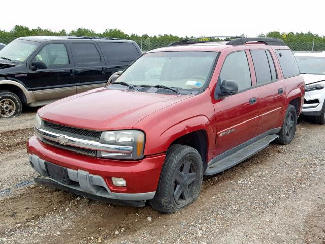 1GNET16S636116145 - 2003 CHEVROLET TRAILBLAZE RED photo 2