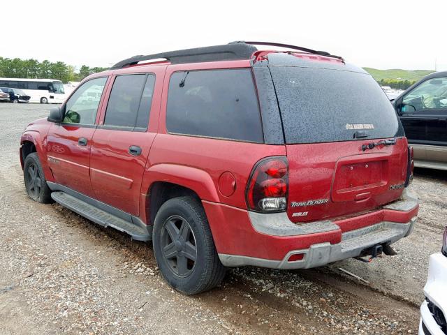 1GNET16S636116145 - 2003 CHEVROLET TRAILBLAZE RED photo 3