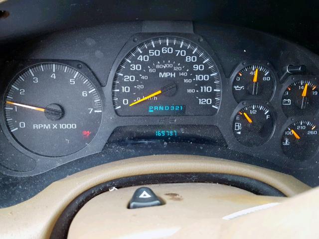 1GNET16S636116145 - 2003 CHEVROLET TRAILBLAZE RED photo 8