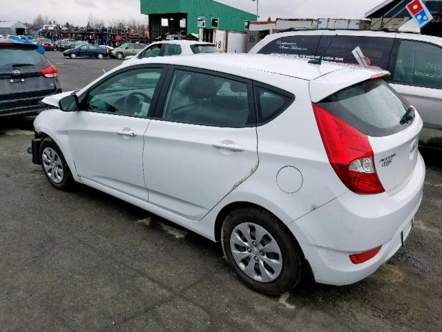 KMHCT5AE3HU339248 - 2017 HYUNDAI ACCENT SE WHITE photo 3