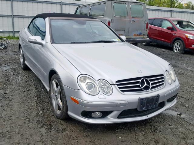 WDBTK75JX5F127987 - 2005 MERCEDES-BENZ CLK 500 GRAY photo 1