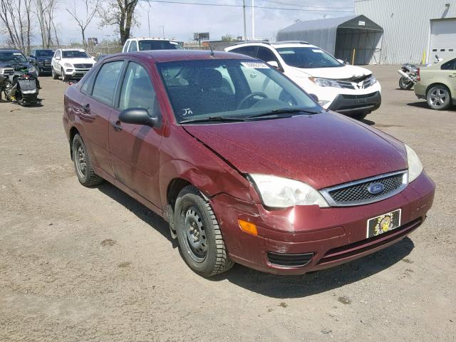 1FAFP34N36W134526 - 2006 FORD FOCUS ZX4 BURGUNDY photo 1