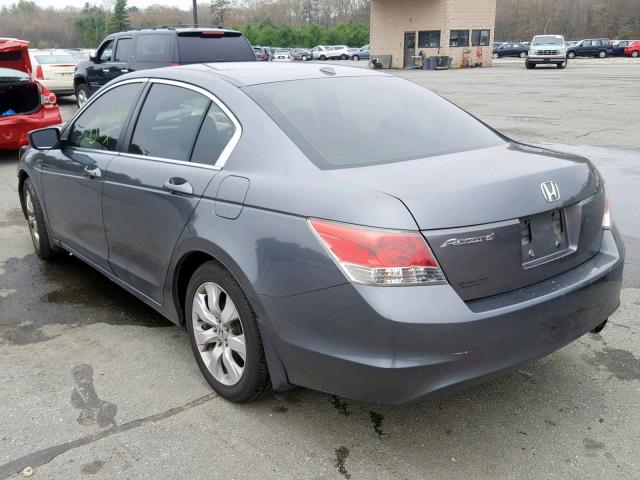 1HGCP26829A138729 - 2009 HONDA ACCORD EXL GRAY photo 3