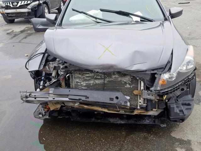 1HGCP26829A138729 - 2009 HONDA ACCORD EXL GRAY photo 9