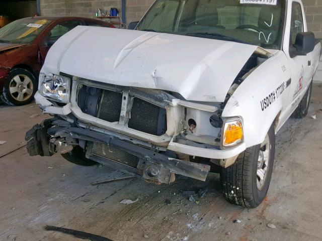 1FTKR1AD4BPB18309 - 2011 FORD RANGER WHITE photo 9