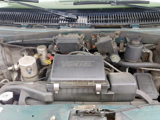 1GNDM19W8TB157794 - 1996 CHEVROLET ASTRO GREEN photo 7