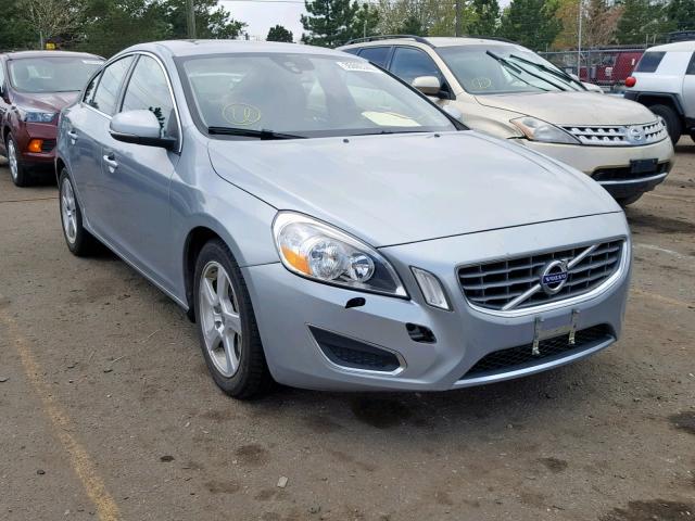 YV1612FH6D2176927 - 2013 VOLVO S60 T5 SILVER photo 1