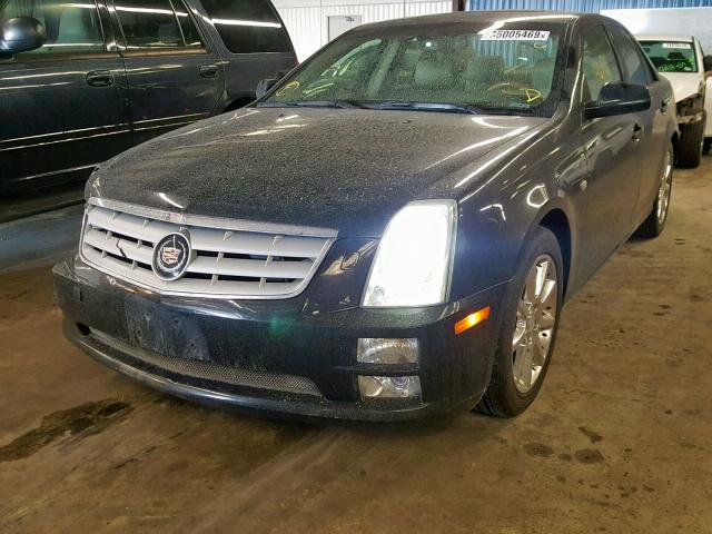 1G6DC67A650233532 - 2005 CADILLAC STS BLACK photo 2