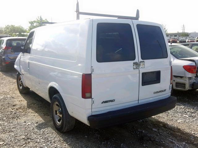 1GCDM19WX1B104844 - 2001 CHEVROLET ASTRO WHITE photo 3