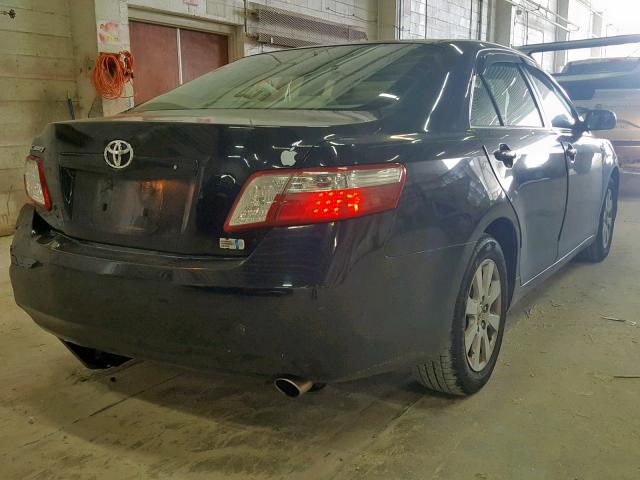 JTNBB46K783045770 - 2008 TOYOTA CAMRY HYBR BLACK photo 4