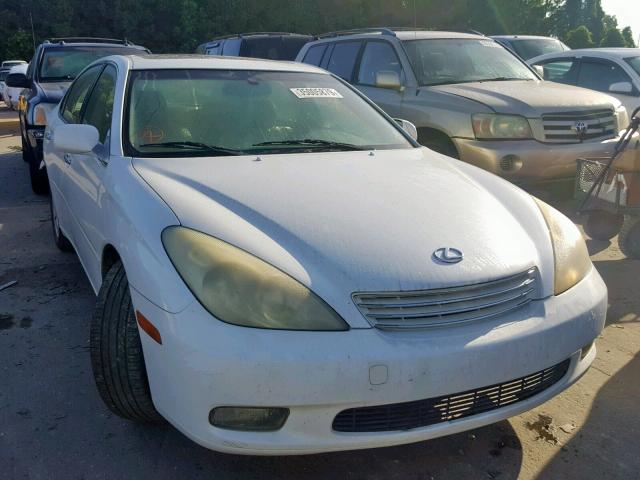 JTHBF30G630125612 - 2003 LEXUS ES 300 WHITE photo 1