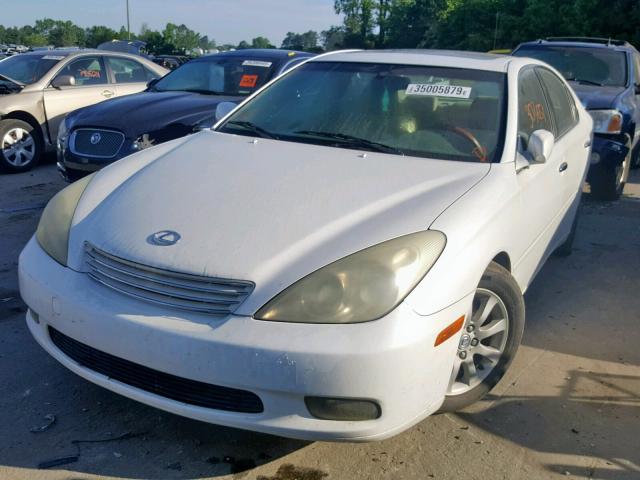 JTHBF30G630125612 - 2003 LEXUS ES 300 WHITE photo 2