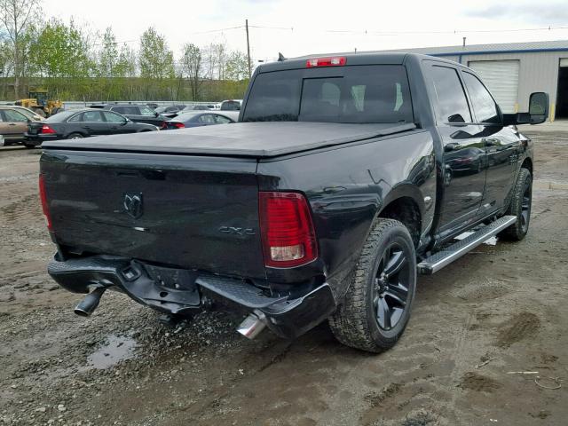 1C6RR7MTXFS718184 - 2015 RAM 1500 SPORT BLACK photo 4