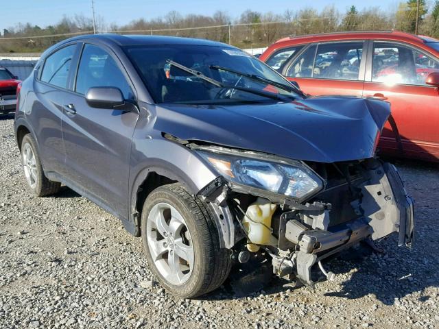 3CZRU6H37GM706171 - 2016 HONDA HR-V LX GRAY photo 1