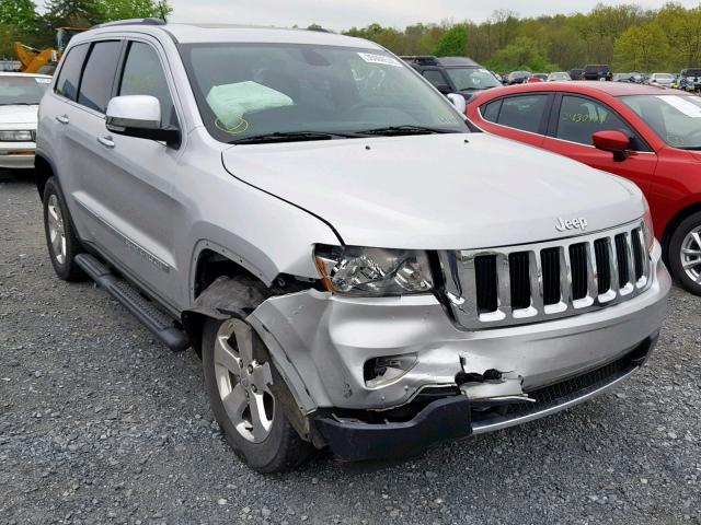 1C4RJFBG0DC635774 - 2013 JEEP GRAND CHER SILVER photo 1