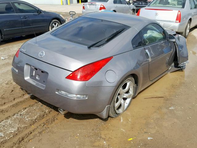 JN1BZ34DX8M706770 - 2008 NISSAN 350Z COUPE GRAY photo 4