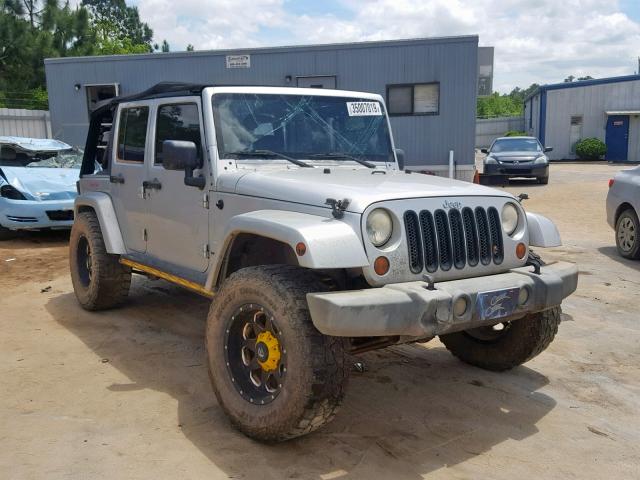 1J4GA59167L133269 - 2007 JEEP WRANGLER S GRAY photo 1