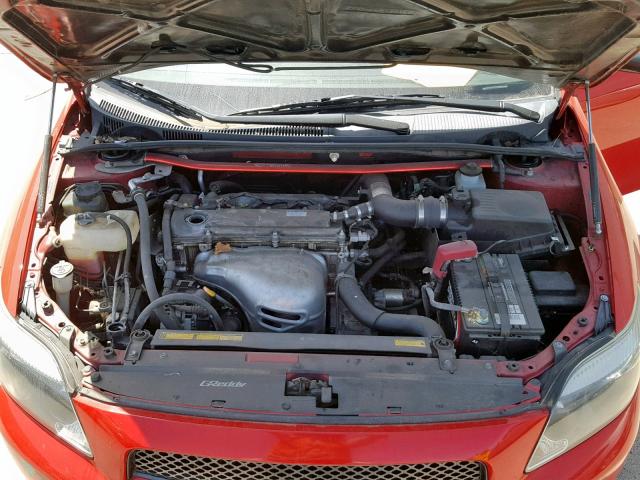 JTKDE167050052533 - 2005 TOYOTA SCION TC წითელი ფოტო 7